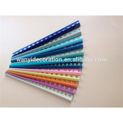 Hot sale Ceramic plastic tile trim for wall corner edge in the bathroom