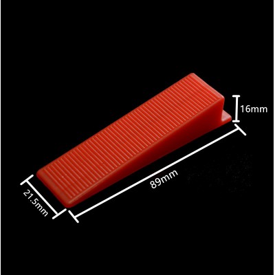 Tile leveling systems wedges