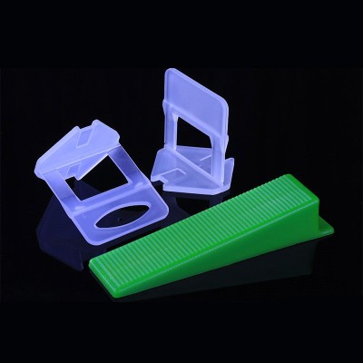 1.5mm-3mm Tile leveling system Flat Clips and wedges for thickness of 3mm to 12mm ceramic