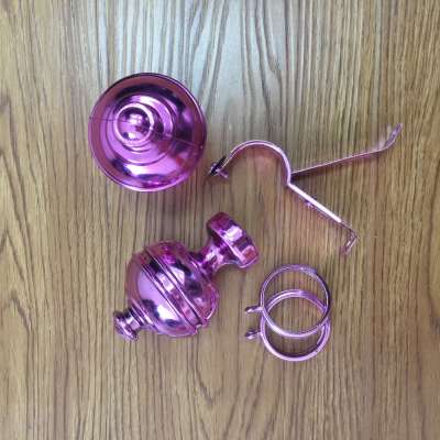 Hot sale factory direct matched 26mm & 35mm light purple curtain rod accessories