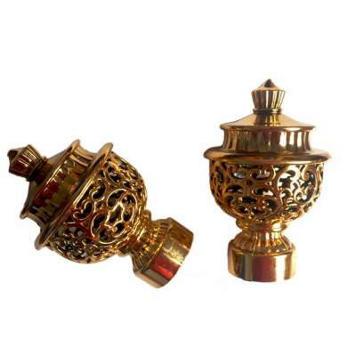 Matched 26mm & 35mm diameter curtain rod curtain accessories different style caps