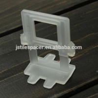 Tile lippage leveling spacer clips